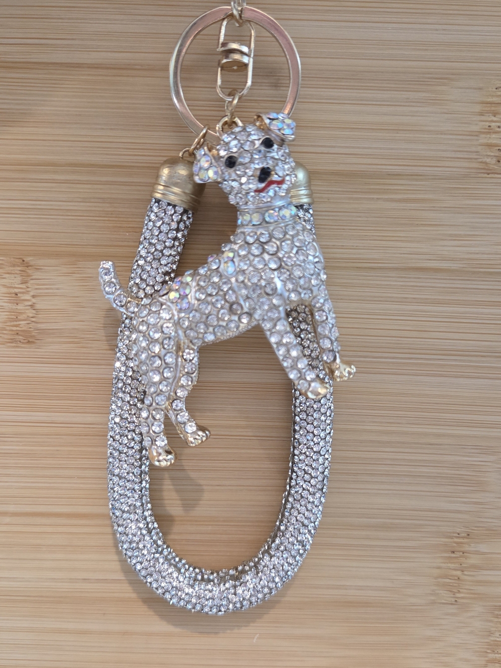 🐶✨ LUXURY Bling Dog Bag Charm Keychain ✨🐶